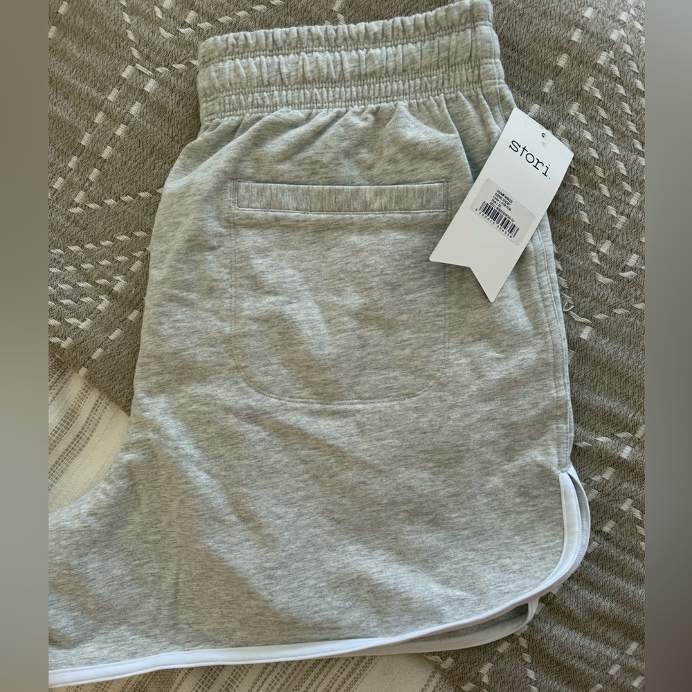 Stori Light Gray Women's Casual Shorts